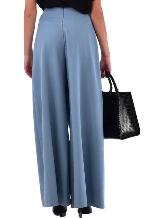 Damen Stoff Hose Blau