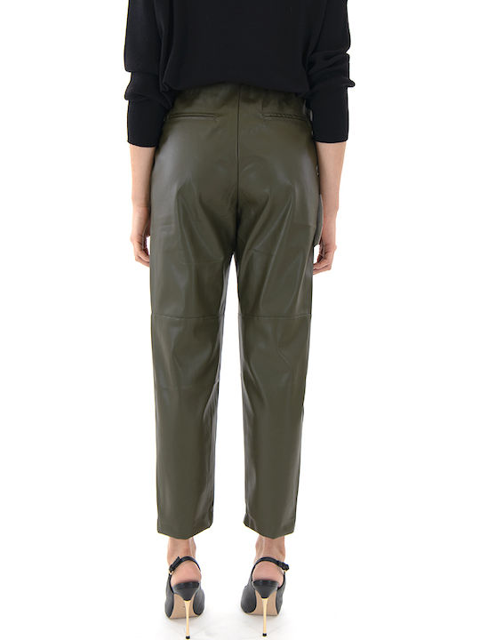 MY T Дамско Текстил Панталон с Ластик Khaki
