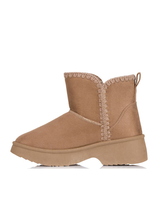 Women's Ankle Boots Beige