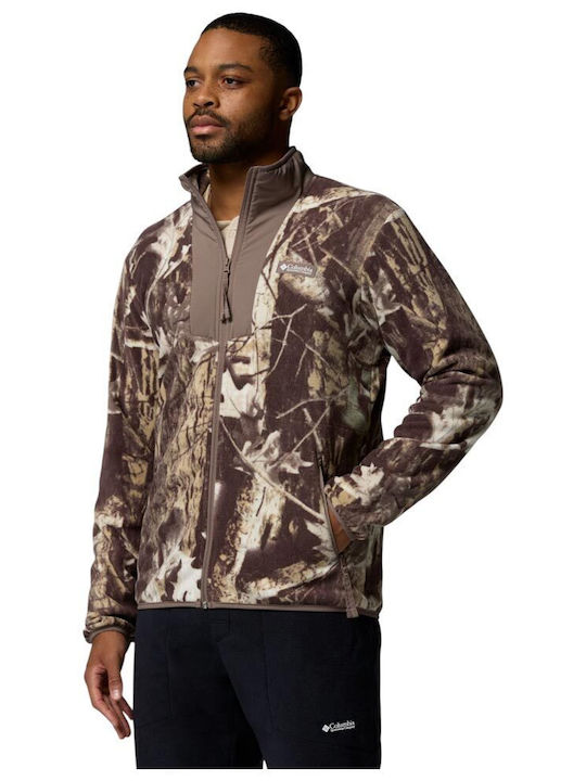 Men's Fleece Jacket Brown