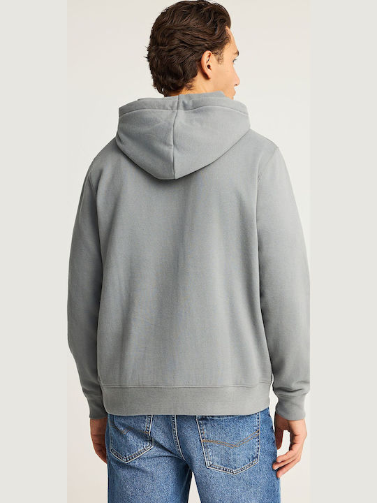 Sweatshirt with Hood Gray