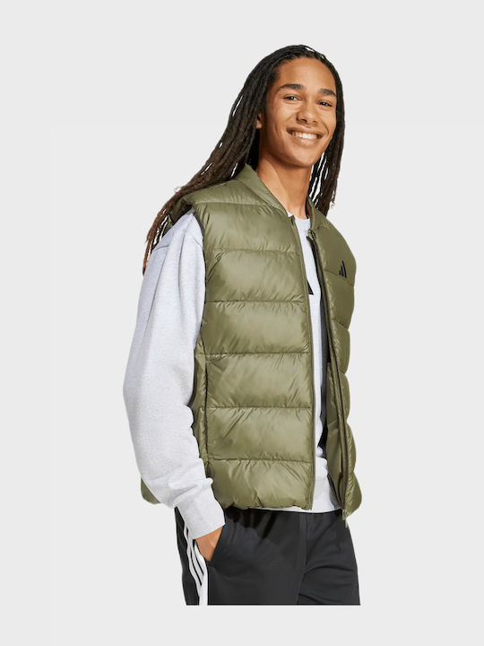 Essentials Ärmellos Jacke Puffer Wasserdicht Khaki