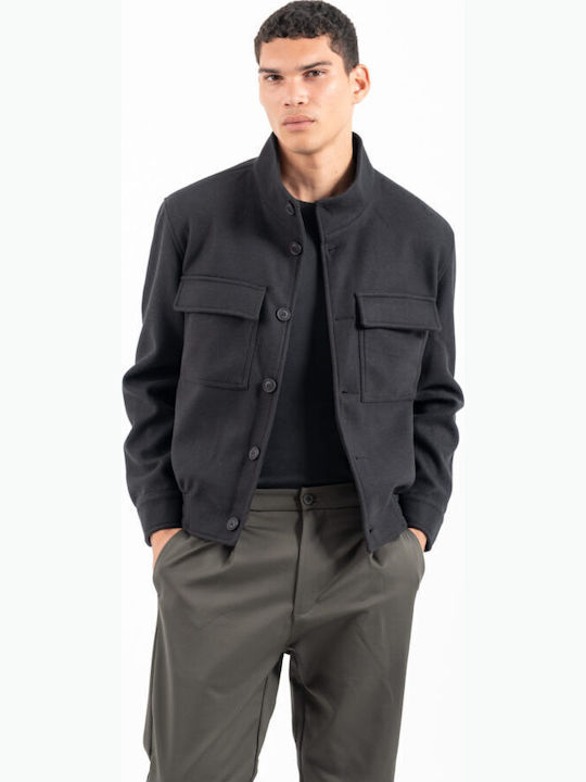 Winter Jacket Bomber Black