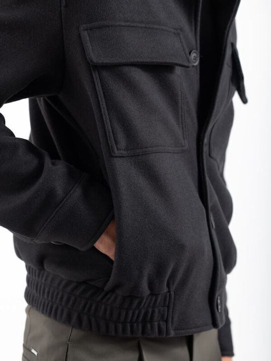 Winter Jacket Bomber Black