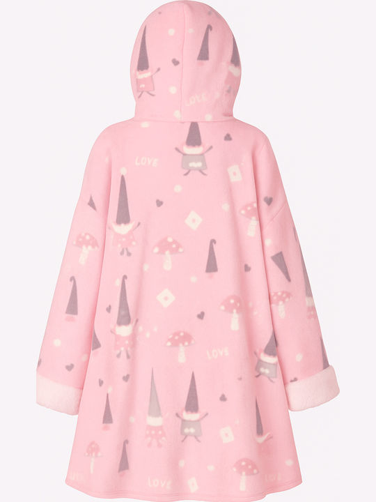 Lovelx Homewear Χειμερινή Γυναικεία Ρόμπα Ροζ Lovelx Homewear Χειμερινή Γυναικεία Ρόμπα Ροζ
