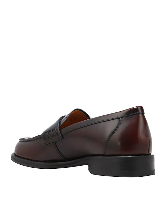 Linn Loafers Dama Din Piele Burgundy