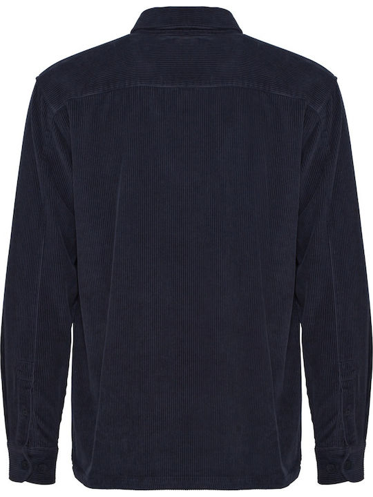 Long Sleeve Corduroy Overshirt Dark Navy