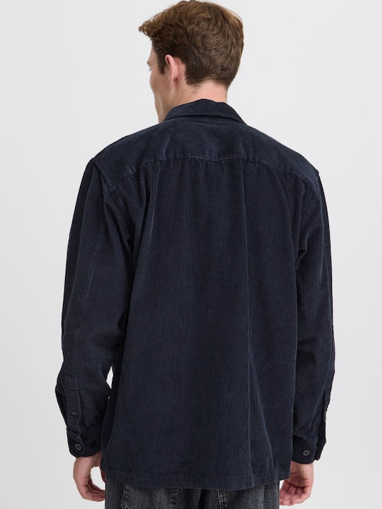 Long Sleeve Corduroy Overshirt Dark Navy