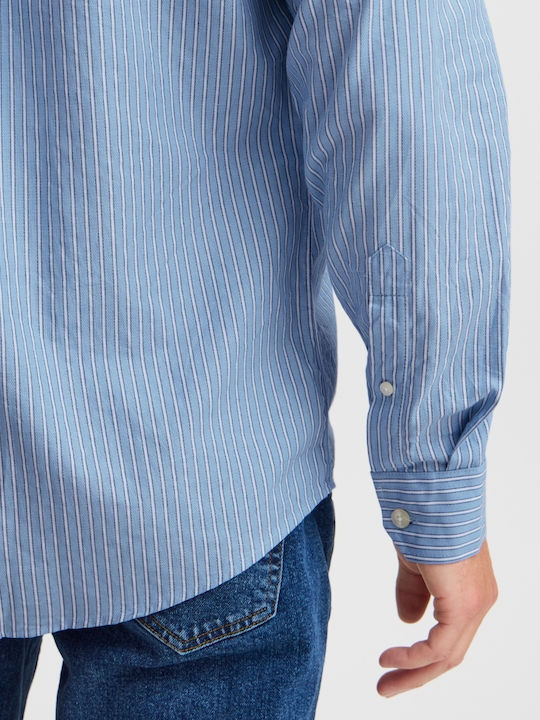 Long-sleeved Shirt Striped Placid Blue