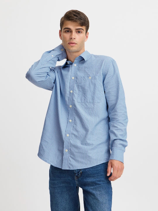 Long-sleeved Shirt Striped Placid Blue