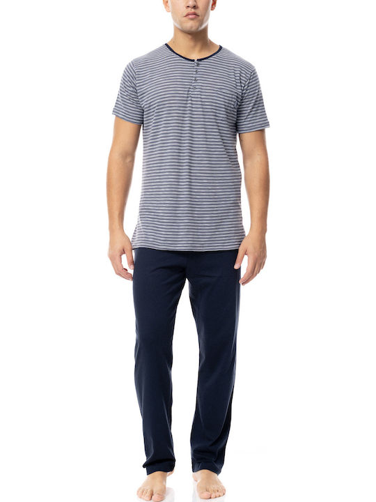 Ulisse Men's Summer Pajamas Set Oil Green