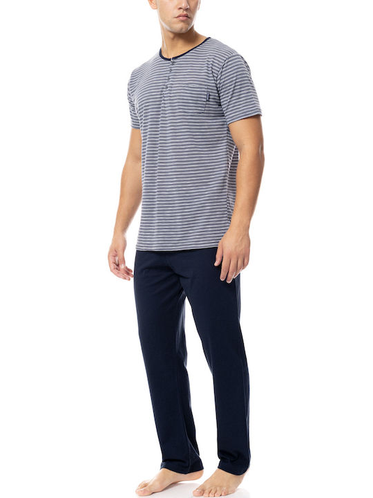 Ulisse Men's Summer Pajamas Set Oil Green
