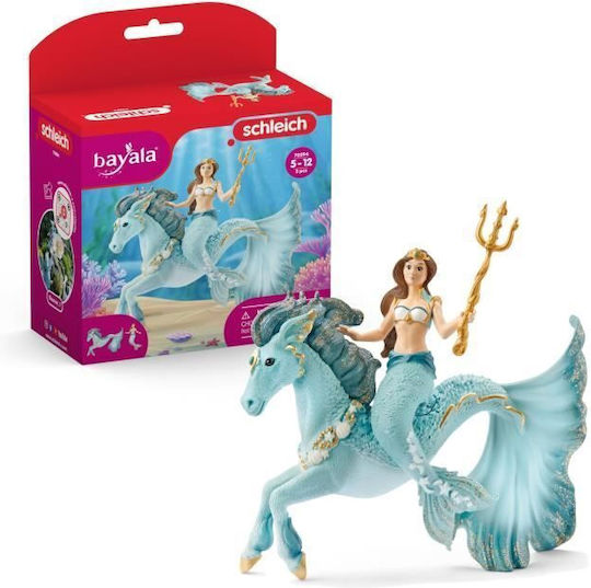 Schleich-S Mermaid Eyela On Underwater Horse για 5-12 Ετών