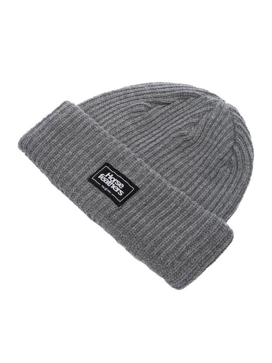 Beanie Beanie Knitted in Gray color