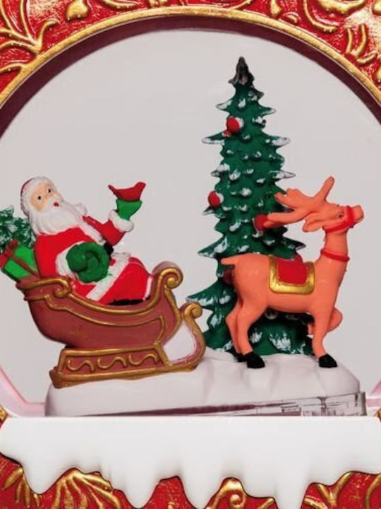 Christmas Snowball Illuminated with Santa Claus 17x20cm