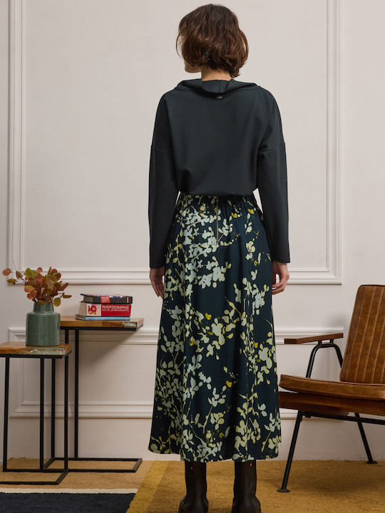 Midi Φούστα Floral Πολύχρωμη