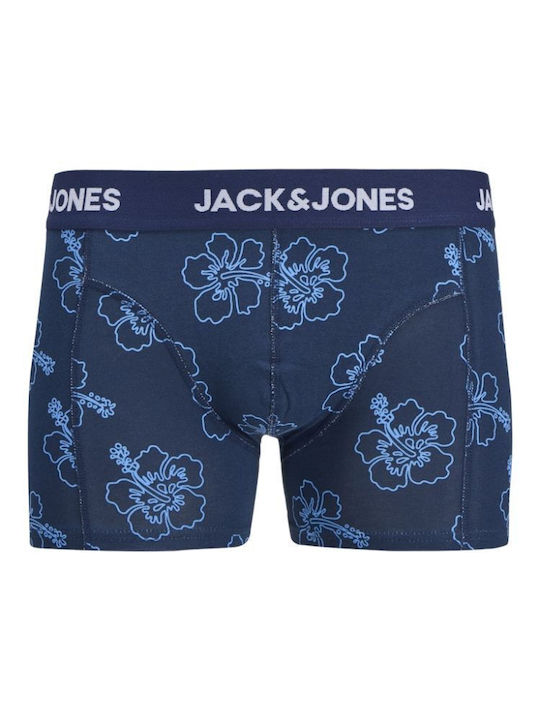 Ανδρικά Σλιπ Pageant Blue - Navy με Σχέδια 3Pack