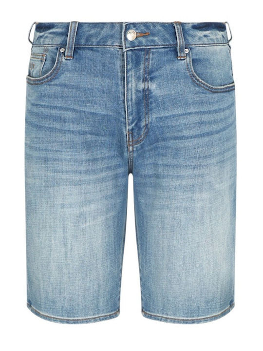 Herrenshorts Jeans Blau