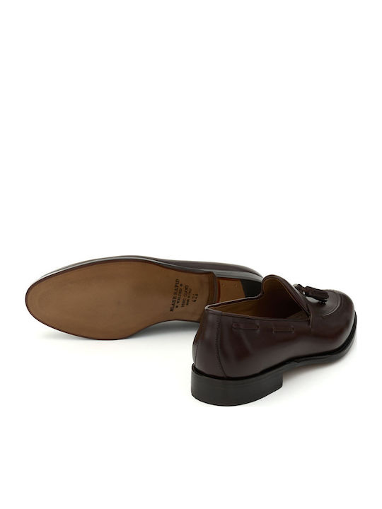 Leder Herren Mokassins in Braun Farbe