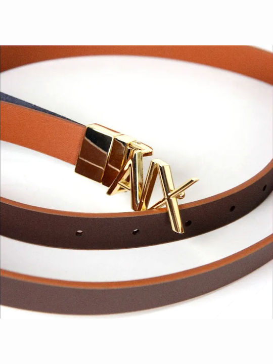 Armani Exchange Leather Women's Belt Brown