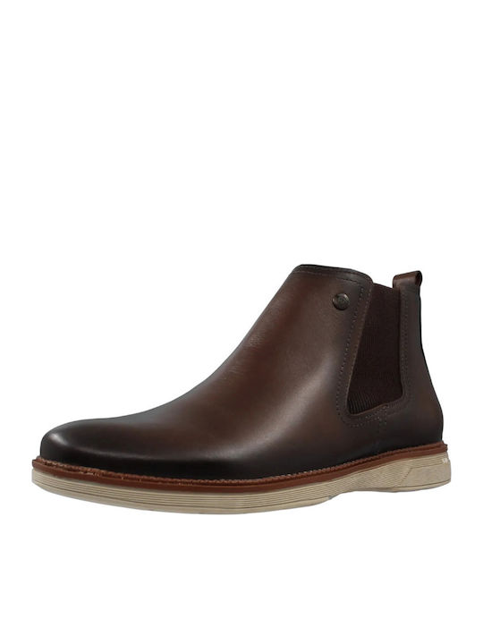 Leather Brown Men's Boots Anatomical