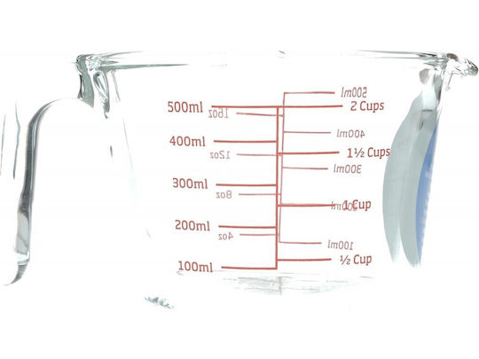 Aj Γυάλινος Δοσομετρητής Κουζίνας 500ml
