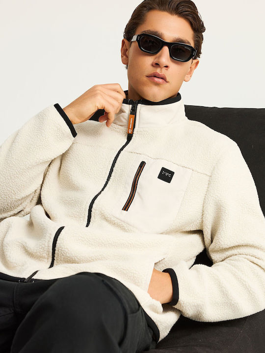 Ανδρική Ζακέτα Fleece CLOUD CREAM