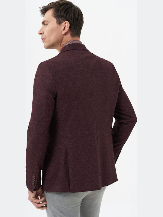 Мъжко сако Burgundy