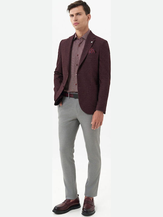 Мъжко сако Burgundy