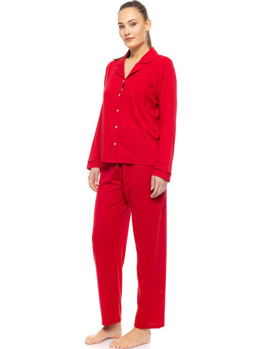 Pink Label Winter Women's Pyjama Set Raspberry Pink Label Winter Women's Pyjama Set Raspberry