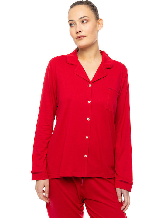 Pink Label Winter Women's Pyjama Set Raspberry