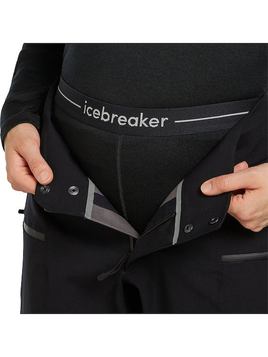 Icebreaker Γυναικείο Ισοθερμικό Παντελόνι Μαύρο