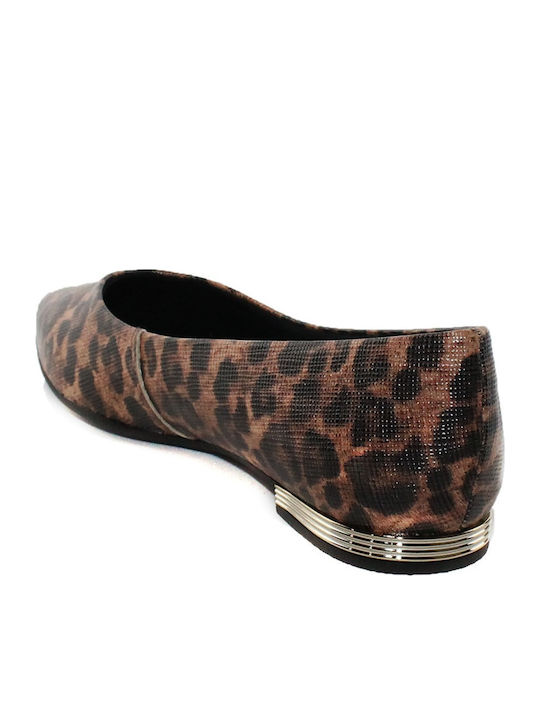 Anatomic Pointy Leopard Ballerinas leopard