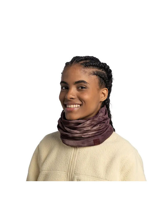 Buff Lightweight Merino Wool Sporthalsband Burgundisch