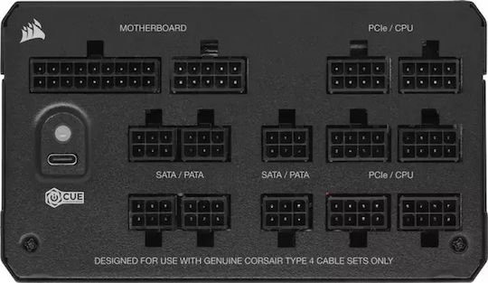 Corsair HX1000i Shift 1000W Μαύρο Τροφοδοτικό Υπολογιστή Full Modular Cybenetics Platinum