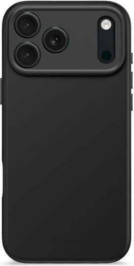 Decoded Antimicrobial Back Cover Σιλικόνης 1.2mm Μαύρο (iPhone 17 Pro Max)