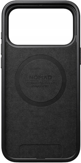 Nomad Bumper Leather / Silicone 0.85mm with Strap Waterproof Black (iPhone 17 Pro Max)