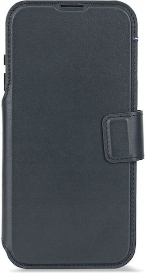 Decoded Detachable Wallet Δερμάτινο / Tempered Glass / Πλαστικό 1.2mm Navy Μπλε (iPhone 17 Pro)