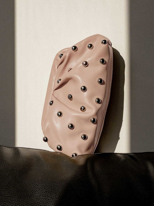 Celestino Γυναικεία Τσάντα Clutch Δερματίνη Τρουκς Μπεζ