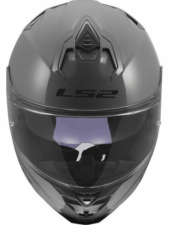 LS2 Challenger II FF817 Nardo Grey Мотоциклетна каска Full Face ECE 22.06 с Sunvisor