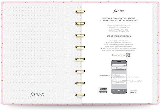 Notebook Confetti A5 2026 Planner Week On Two Pages 26-68298 Filofax 5059145605958