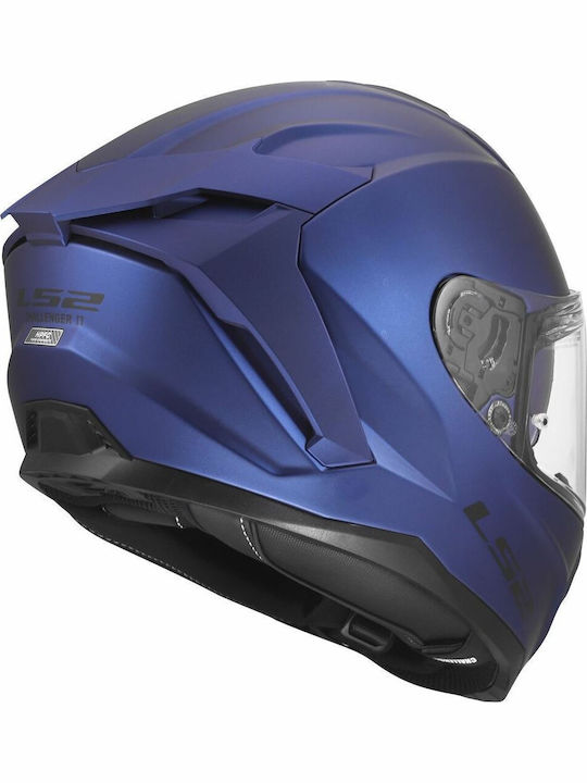 LS2 Challenger II FF817 Mat Navy Blue Мотоциклетна каска Full Face ECE 22.06 с Sunvisor