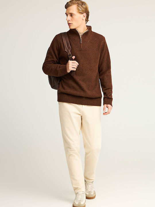Langarm-Pullover Hazelnut Mel