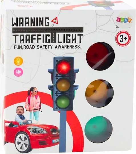 Leantoys Φωτεινός Σηματοδότης Εκπαιδευτικό Παιχνίδι Φως Ήχος