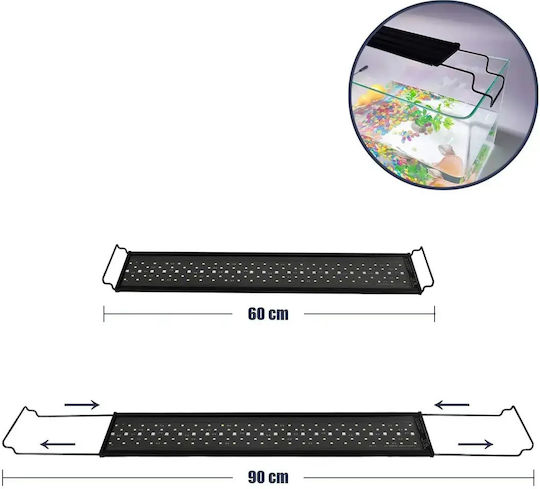 GloboStar Led Lamp for Aquarium Lighting 19W 7cm