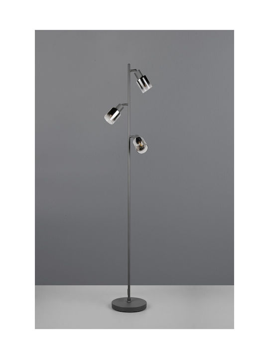 Trio Lighting Φωτιστικό Δαπέδου Γκρι