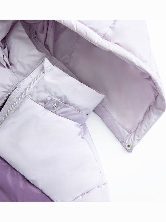 Kids' Casual Jacket with Hood Purple