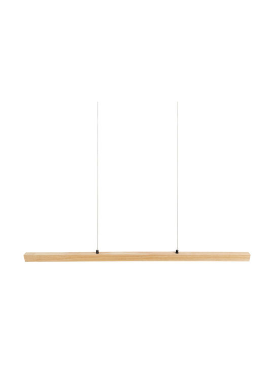 Beliani Hängelampe Braun LED