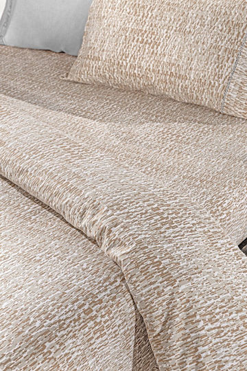 Guy Laroche Sheet Sets Queen with Elastic 165x200+35cm. Beaver Almond 4pcs