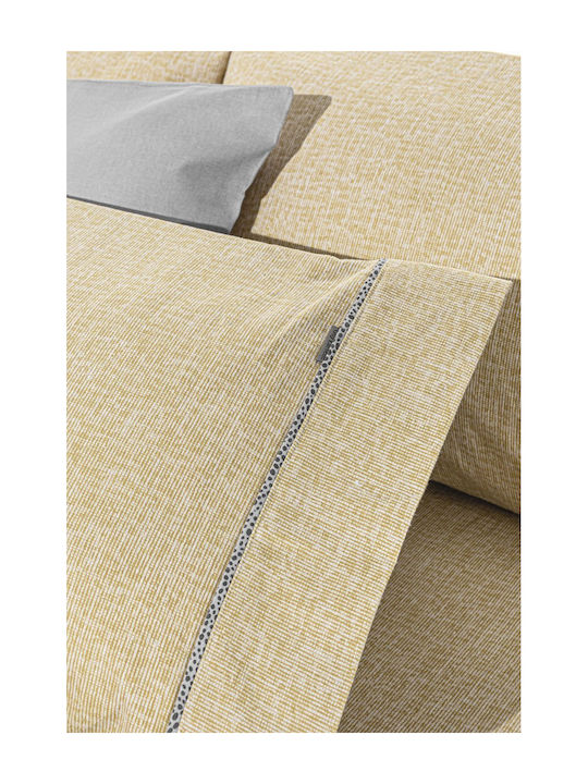 Guy Laroche Sheet Sets Queen Flannel with Elastic 165x200+35cm. Sommer Sommer Flannel 4pcs